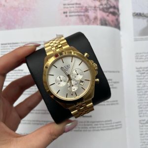 ساعت مردانه لاکسمی (LAXMI) 8517G طلایی صفحه سفید
