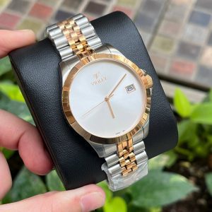 ساعت مردانه ویولت B0589G نقره ای رز صفحه سفید