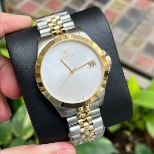 ساعت مردانه ویولت B0589G نقره ای طلایی صفحه سفید