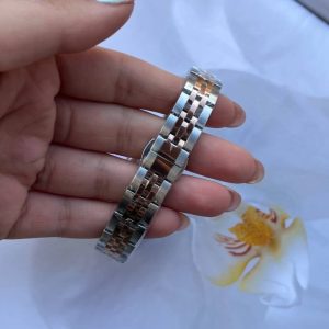 ساعت زنانه سیلو 1784L نقره ای طلایی صفحه سفید