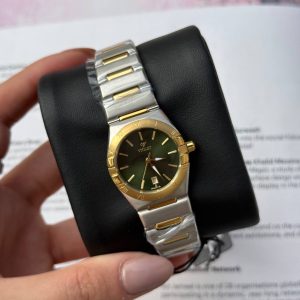 ساعت زنانه ویولت B0603L نقره ای طلایی صفحه سبز