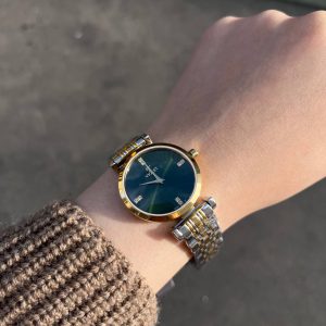 ساعت زنانه ویولت B0615L نقره ای طلا سبز