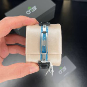 ساعت مردانه کرست (CREST) مدل 9015-2مشکی صفحه آبی