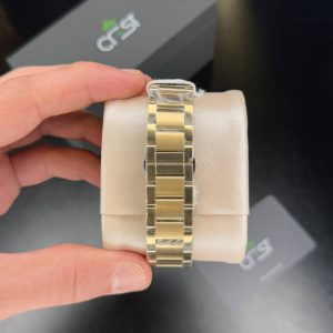 ساعت مردانه کرست (CREST) مدل9073-16طلایی صفحه مشکی