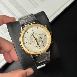 ساعت مردانه مارون 77414G-218 نقره طلاصفحه سفید