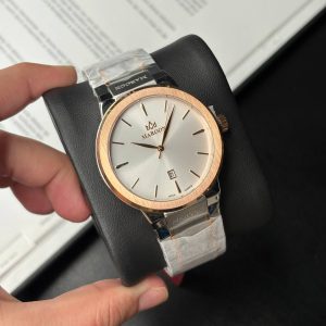 ساعت مردانه مارون 77413G-616نقره رز صفحه سفید