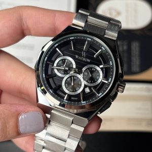 ساعت مردانه واتسون 1248G-304 نقره صفحه مشکی