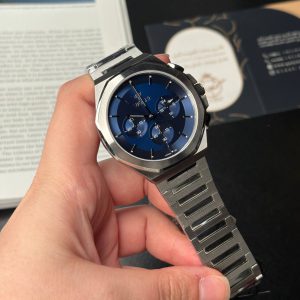 ساعت مردانه ویولت B0643G-151 نقره ای صفحه سرمه