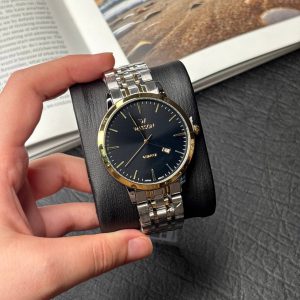 ساعت مردانه واتسون 1179G نقره ای طلایی صفحه مشکی