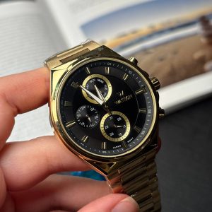 ساعت مردانه واتسون 1175G-102 طلایی صفحه مشکی