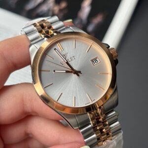 ساعت مردانه ویولت(VIOLET)مدل B0555G نقره رز سفید
